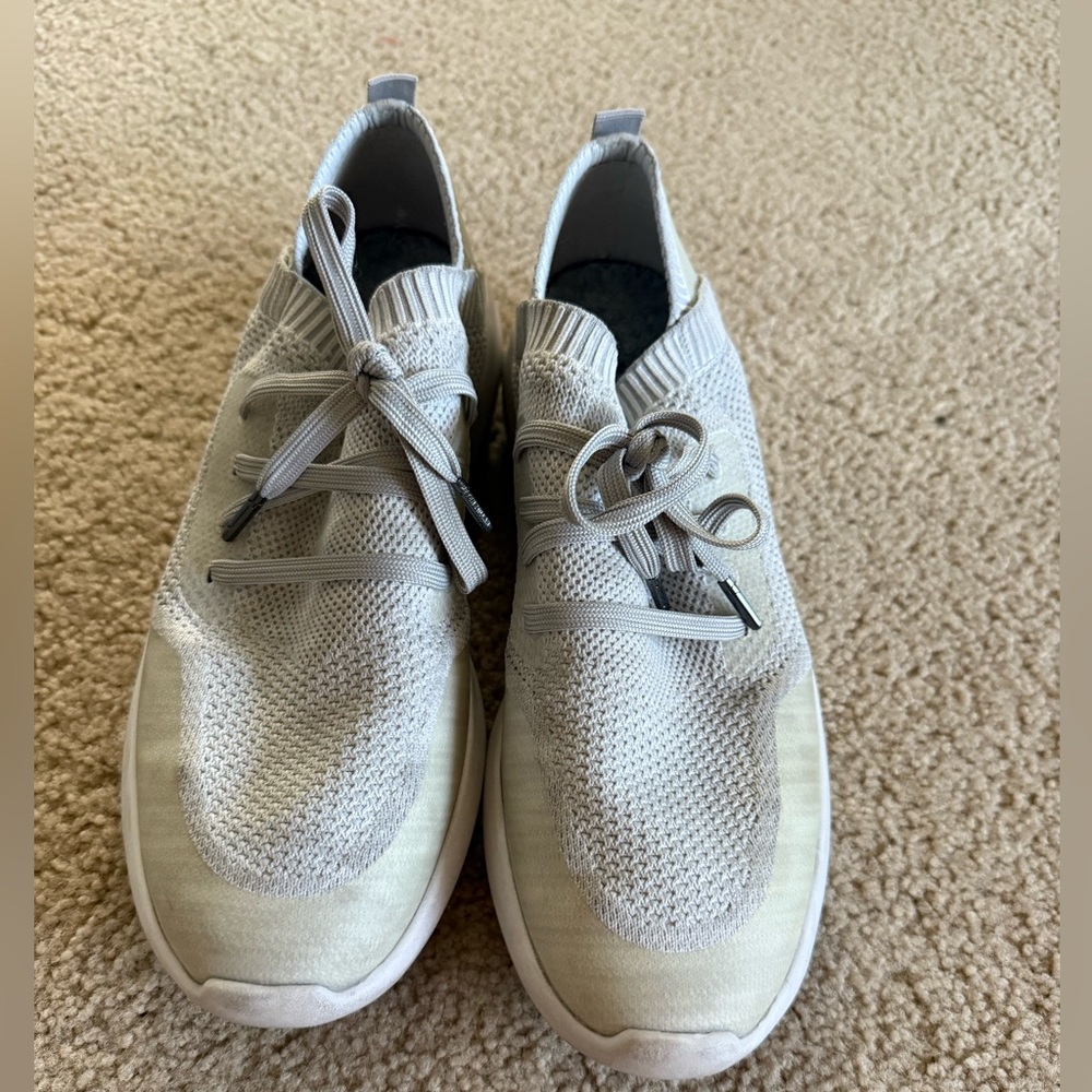 Peter Millar Hyperlight Glide Sneaker Shoes Light Gray Womens Size 10 LA21EF01